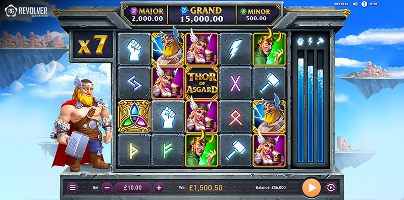 Эпические игровые автоматы «Thor of Asgard» в казино Эльдорадо